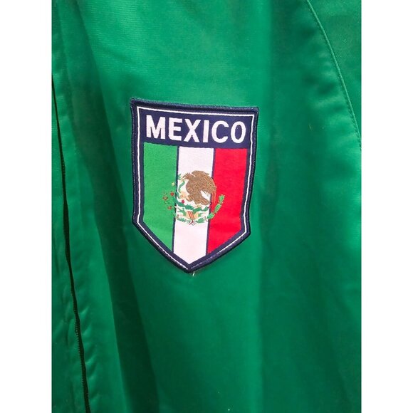 Rhinox Men Mexico Green Soccer Track Jacket Mexico Sz Medium Futbol Logo - Picture 3 of 6
